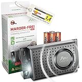 GARDIGO® Marderschreck - Marder-Frei Dual mit Batterien | Mobile Marderabwehr...