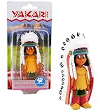 Bullyland 43364 - Spielfigur Indianer Yakari mit abnehmbaren Federschmuck, ca. 10,9 cm,...