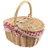 FutureHight Wicker Picknick Korb im Land Haus mit Deckel und & Liner für...