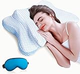 DIKI Nackenkissen Kopfkissen Memory Foam Kissen für Nackenschmerzen, Orthopädisches...