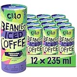 Ciao Coffee Eiskaffee Cappuccino 12×235 ml | Aus europäischem Getreide I Koffeinkick wie...