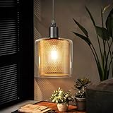 ZMH Vintage Pendelleuchte esstisch Hängelampe - 1 Flammig E14 Max. 40W...