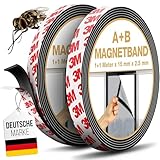 MYMIND® Magnetband A+B Selbstklebend [Extra Stark] für Fliegengitter &...