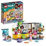 LEGO 41740 Friends Aliyas Zimmer, Übernachtungsparty-Spielzeug zum Sammeln mit Paisley...