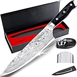 MOSFiATA Kochmesser, Küchenmesser Fleischmesser Profi 20CM aus EN.4116 Deutschem...