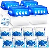 Stimo 4x Luftentfeuchter Box mit 8 Nachfüllpacks Raumentfeuchter...