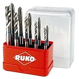 Ruko A245055 Maschinengewindebohrer Satz HSS
