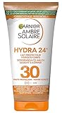 Garnier Ambre Solaire Sonnencreme Feuchtigkeitsspendende Sonnenschutz Milch LSF 30ung (1 x...