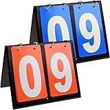 2 Digit Flip Sport Anzeigetafel Digital Zähler,2 Stück Wettbewerbs Anzeigetafel...