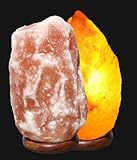 NaturGut Salzleuchte naturell Kristallsalzleuchte, Salzlampe 3-6 kg