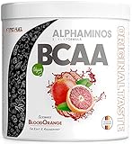 BCAA Pulver 300g Blutorange, TESTSIEGER Alphaminos BCAA 2:1:1 Drink, unfassbar...