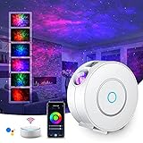 SUPPOU LED WIFI Sternenhimmel Projektor, Smart Nachtlicht 3D Galaxy Sternenprojektor Lampe...