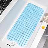 HITSLAM Badewannenmatte rutschfest, 101 x 40cm Extra Lange Antirutschmatte Badewanne,...