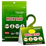 QOCUILC 5 Stück Kleidermottenfalle Mottenschutz Kleiderschrank Mottenabwehr Mottenpapier...