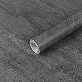 Hode Klebefolie Möbel Grau 40x300cm Möbelfolie Betonoptik Selbstklebende Folie für...