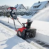 HECHT Elektro Schneefräse – leistungsstarke 2000 Watt – 51 cm Arbeitsbreite –...