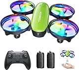 Mini Drohne für Kinder Anfänger, TOMZON RC Quadrocopter mit LED Lichter, Helikopter...