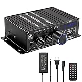 Bluetooth Verstärker HiFi Stereo Amplifier - 2 Kanal Mini Audio Verstärker...