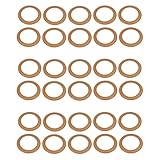 wiianoxd 30 Stück 1100 W Kompressor für Zähne, Kolben aus Polyimid-Gummi, Ringe aus...