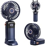 CNMTCCO Handventilator,Tragbarer Leise Mini Ventilator,USB Wiederaufladbar...