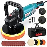 ENEACRO Poliermaschine, 1800W Polierer Variable Geschwindigkeit mit LCD-Anzeige,...