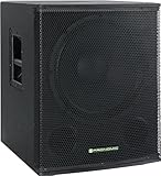 Pronomic SA-18 SUB Aktiv Subwoofer - 1x 18' Speaker mit Bassreflex-Öffnungen - 600 Watt...