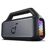 soundcore by Anker, Boom 2 Outdoor-Lautsprecher, 80W, Subwoofer, BassUp 2.0, 24h...