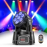 UKing 7X15W Mini Moving Head LED dmx512 RGBW Lichteffekte 5 Steuerungsmodus DJ...