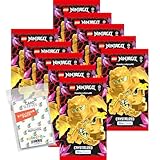 Bundle mit Blue Ocean Lego Ninjago Serie 8 Trading Cards - 10 Booster +...