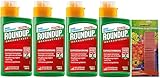 Celaflor 4 X 400 ml Roundup Express Konzentrat +30er Gartenkrone Düngestäbchen...