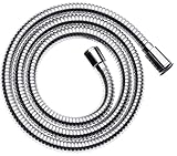hansgrohe Sensoflex - universal Metall Duschschlauch 1,60 m, mit Verdrehschutz, flexibler...