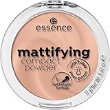 essence cosmetics mattifying compact powder,Puder,Nr. 04 perfect beige,nude,für...