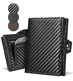 Auskang Slim Wallet mit Münzfach, Herren Geldbörse Portemonnaie Kartenetui Portmonee,...