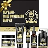 Altherona Gesichtspflege Set für Männer, 5-teilig – Reinigungsgel, Peeling, Serum,...