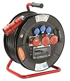 as - Schwabe 26103 PROFI-Trommel'MAMMUT 460', 40m H07RN-F 5G6, schwarz, IP44...