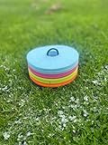 Generisch 40er Set in 4 Farben inkl. Halter und Tragetasche Markierungsscheiben Fußball,...