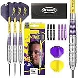 Target Darts Luke Littler Messing Stahlspitzen Dart Set – 22G Stahlspitzen Dart, The...
