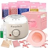 Waxing set für Gesicht Beine Ganzkörper: iFanzeTech Schmerzlos Waxing kit,...