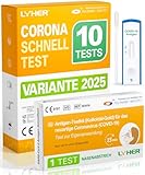 Adeste – NEU 10 x 1er Corona Schnelltest für Zuhause COVID 19 Antigen Rapid Test Swab...