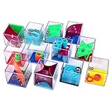 Schramm® 12 Stück Geduldsspiele Mini Denkspiel Knobelspiel für Kinder Geduld...