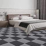 LOPYXBR 30 Stück Teppichfliesen Selbstklebend 30x30 cm Teppichboden, Teppichfliesen...