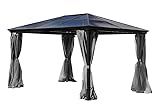 Jet-Line® | Alu Pavillon 3 x 4 m | Pergola Überdachung | Gartenpavillon Taneo...