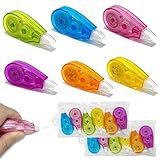 Xpieoyrm 18er Korrekturbänder Set, Mini Correction Tape mit Schutzkappe, 4 m x...