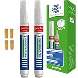PECTRO Fugenstift Weiß Zum Auffrischen von Zementfugen im Wandbereich PACK x 2 Einheiten...