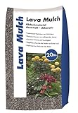 Hamann Lava-Mulch Anthrazit 16-32 mm 20 l - Abdeckmaterial dauerhaft dekorativ, Wegebau...