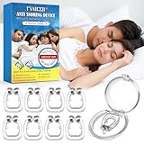 8 PCS Set Schnarchstopper, Anti Schnarch Nasenclip, Nasenklammer Schnarchen...