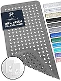 Homerella Badewannenmatte rutschfest Hautsensitiv 88x39cm, INKL. AUFHÄNGUNG |...