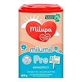 Milupa Milumil Pre – Anfangsmilch von Geburt an – Baby-Milchpulver – Mit wichtigen...