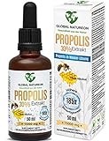 Propolis-in-Wasser-Lösung Extrakt 30% ohne Alkohol, Große Flasche 50 ml, Tinktur für...