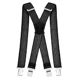 Pejoye Hosenträger für Herren 4cm Breit Arbeitshosen Stark Motorradhose Lang X Form 4...